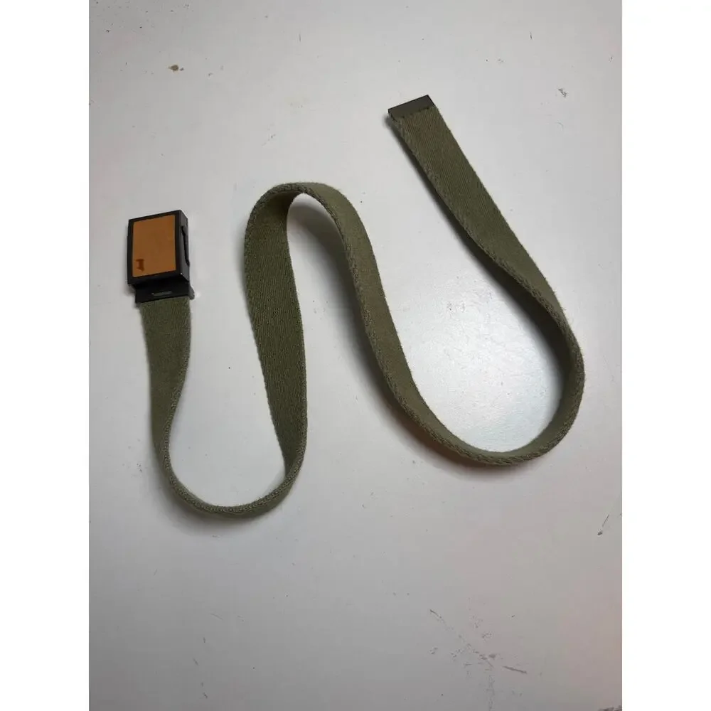Will Leather Goods Mens Gunner Belt Army Green Leather Buckle Canvas 39 Military